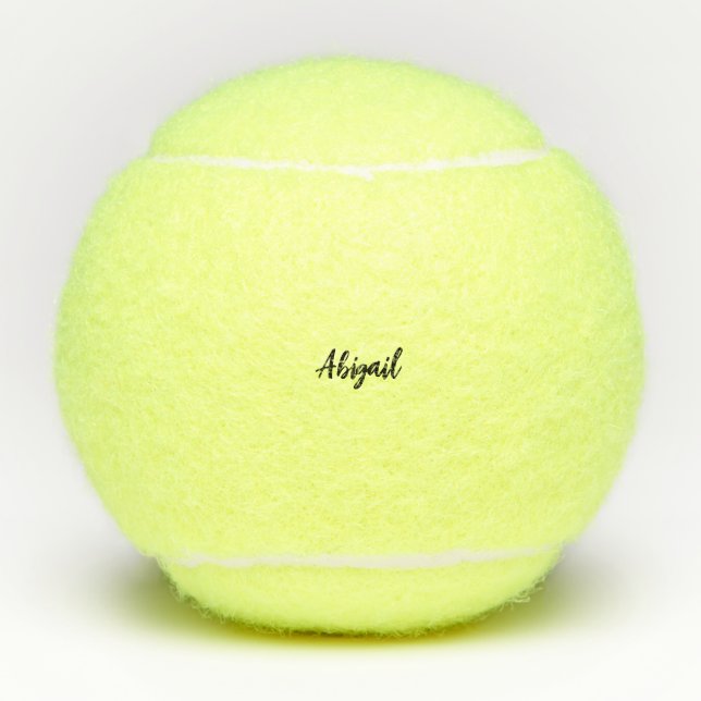 Balles De Tennis Mon nom Custom Tennis Balls (Devant)