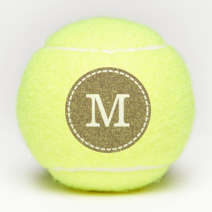 Balles De Tennis Monogramme blanc #14 moderne professionnel
