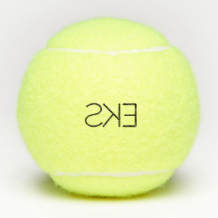 Balles De Tennis Monogramme inversé moderne