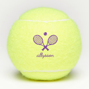 Balles De Tennis Monogramme Moderne