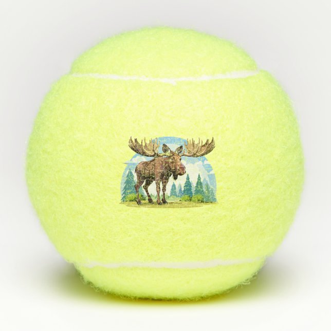 Balles De Tennis Moose buck (Devant)