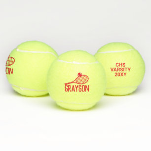 Balles De Tennis Nom personnalisé Boules de tennis personnalisées