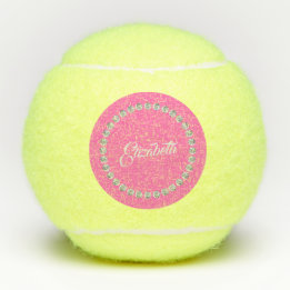 Balles De Tennis Nom personnalisé Diamètre Illustration Arrière - p