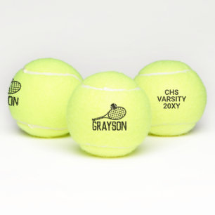 Balles De Tennis Nom personnalisé personnalisé