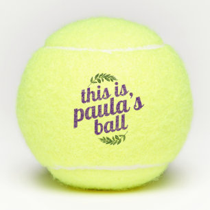 Balles De Tennis Nom personnalisé personnalisé personnalisé