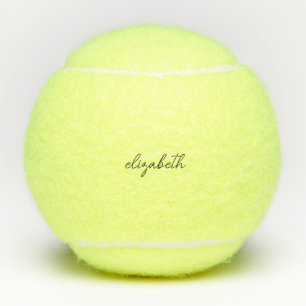 Balles De Tennis Nom personnalisé simple
