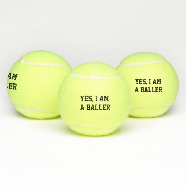 Balles De Tennis Oui, je suis un brave (Multiple)