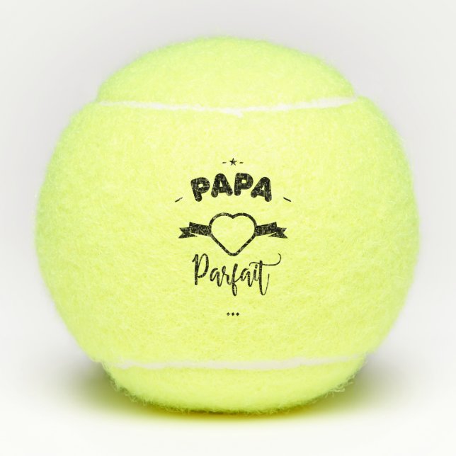 Balles De Tennis Papa parfait (Devant)