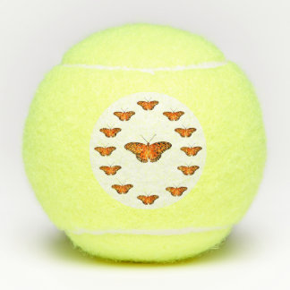 Balles De Tennis Papillons en cercle