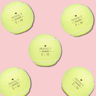 Balles De Tennis Parfait Match Mariage nuptiale Couples Douche Fave