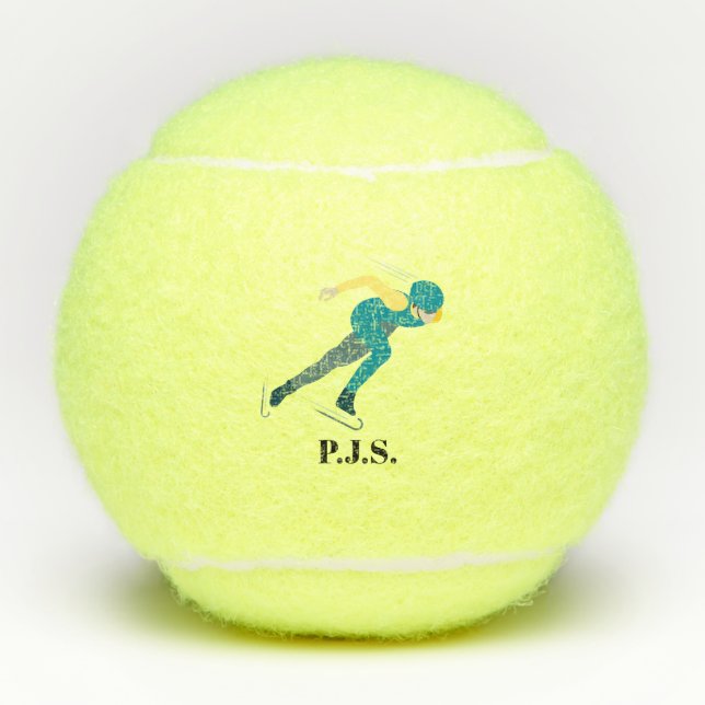 Balles De Tennis Patinage de vitesse (Devant)