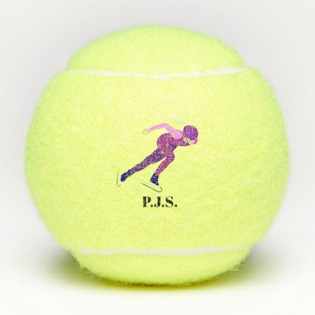 Balles De Tennis Patinage de vitesse (Devant)