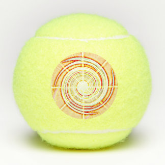 Balles De Tennis Peinture à l'huile de swirl