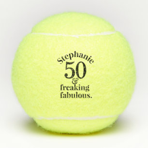 Balles De Tennis Personnalisé 50 & Fabuleux anniversaire