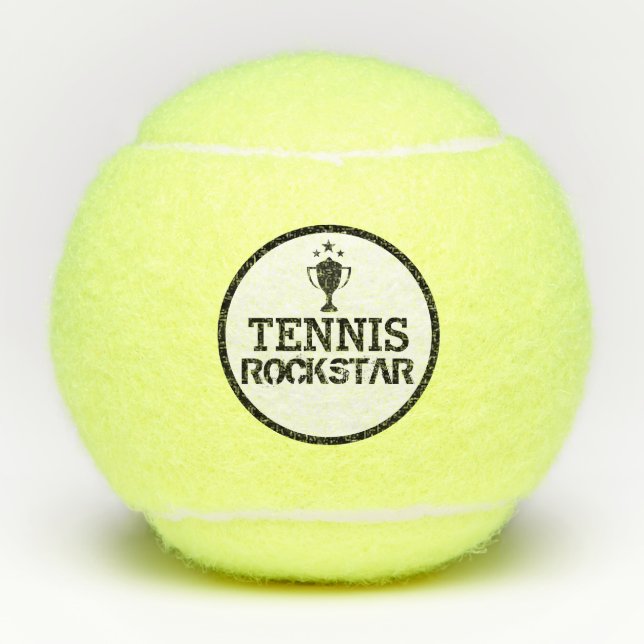 Balles de tennis personnalisées - championnat de (Devant)