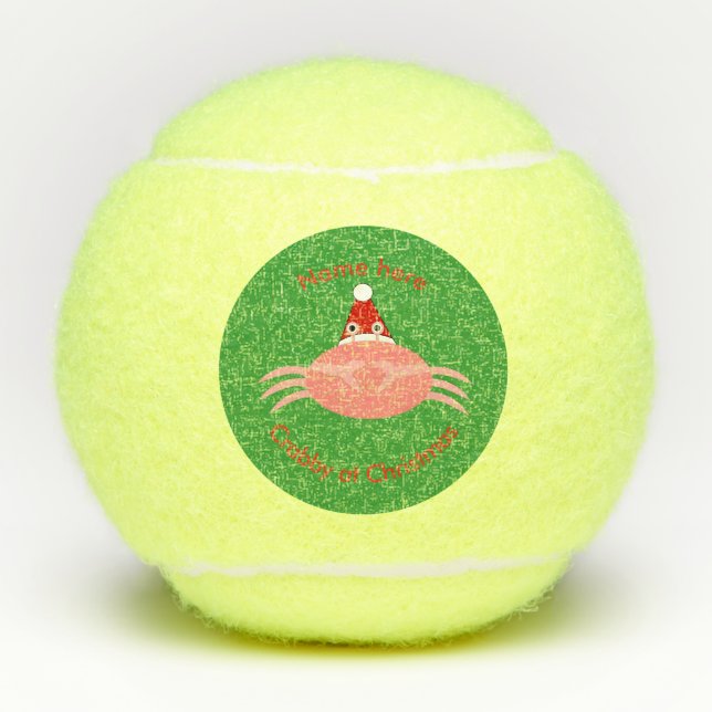 Balles de tennis personnalisées de Noël Crâne (Devant)