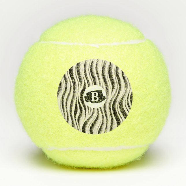 Balles De Tennis Personnalisées Zebra (Devant)