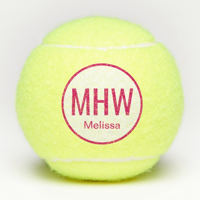 Balles De Tennis Personnalisés (Devant)