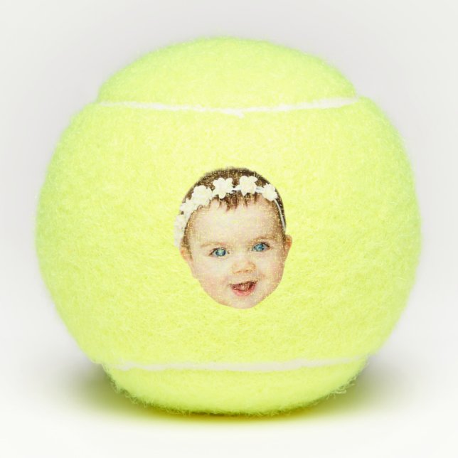 Balles De Tennis Photo personnalisée moderne Votre image Meilleur c (Devant)