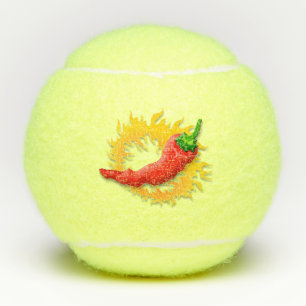 Balles De Tennis Poivre chaud avec flamme