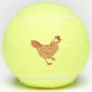 Balles De Tennis Poulet de Hen