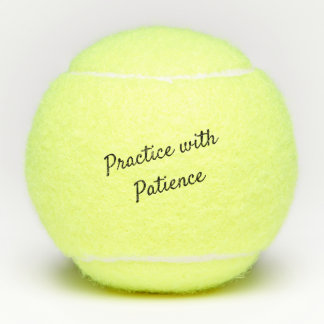 Balles De Tennis Pratique avec la patience