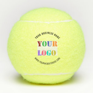Balles de tennis promotionnelles avec texte de log