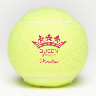 Balles De Tennis Queen of the Court Pink Tennis Balls