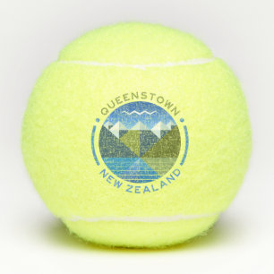 BALLES DE TENNIS QUEENSTWN SOUTH ISLAND NOUVELLE-ZÉLANDE