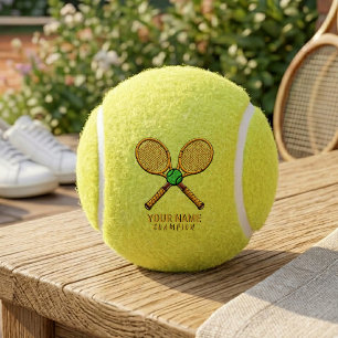 Balles De Tennis Raquettes de tennis personnalisées avec votre nom