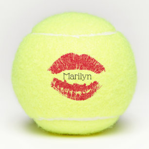 Balles De Tennis Red Lipstick Lipstick Tennis Ball