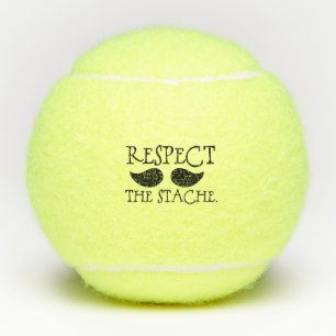 Balles De Tennis Respectez la moustache amusante humour