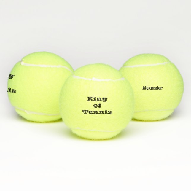 Balles De Tennis Roi de tennis moderne et personnalisé (Multiple)