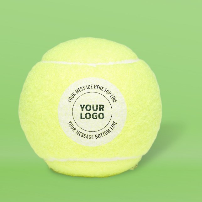 Balles De Tennis Simple à remplacer par votre logo ou votre image (Créateur téléchargé)