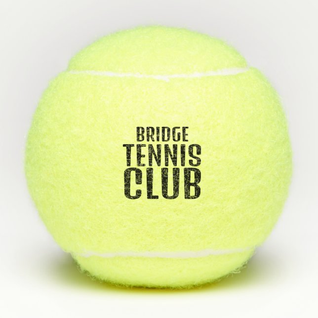 Balles De Tennis Simple et moderne, Pro Tennis Club personnalisé (Devant)