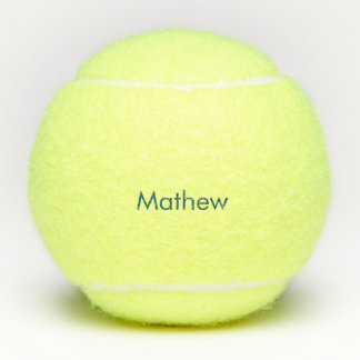 Balles De Tennis simple lettre initiale monogramme ajouter votre no