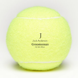 Balles De Tennis SIMPLE MINIMAL ajouter votre nom toiletteur person