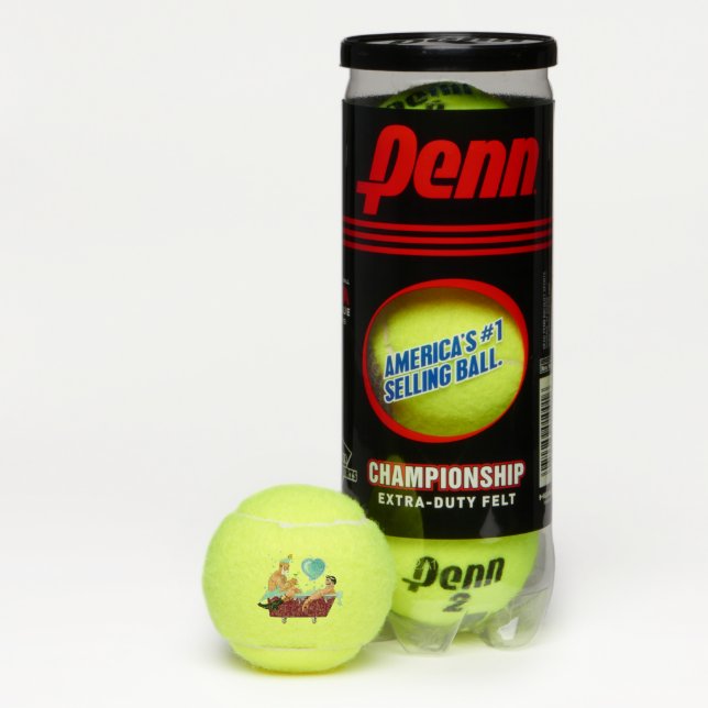 Balles De Tennis SlipperyJoe's deux gays hommes aiment la baignoire (Boîte)