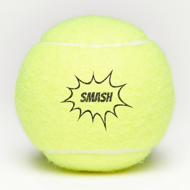 Balles De Tennis Smash Design Tennis Ball (Devant)