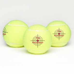 Balles De Tennis Smash le patriarcat Pro-égalité Bullseye Balls