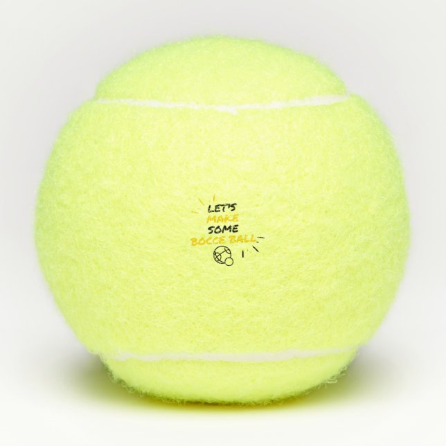 Balles De Tennis Sportif de bocal (Devant)