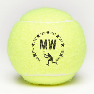 Balles De Tennis Star Player Monogrammé