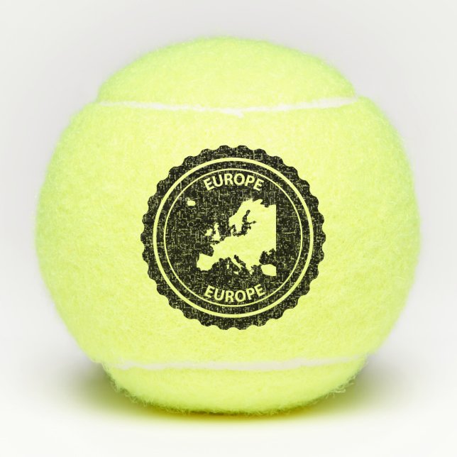 Balles De Tennis Tampon en caoutchouc de l'Europe (Devant)