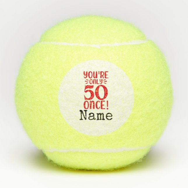 Balles De Tennis Tennis 50e anniversaire (Devant)