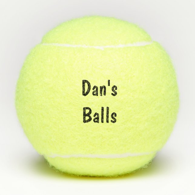Balles De Tennis Tennis drôle (Devant)