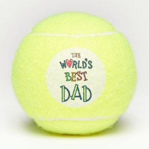 Balles De Tennis Tennis Happy Fête des pères Tennis Balls