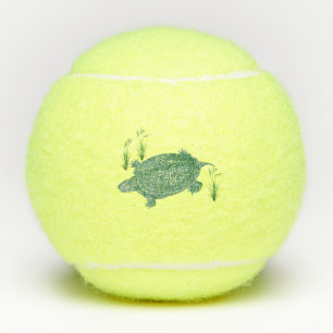 Balles De Tennis Tortue de mer verte