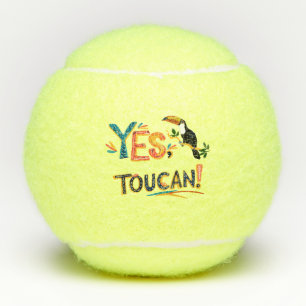 Balles De Tennis Toucans Tropicaux - Jungle Ludique