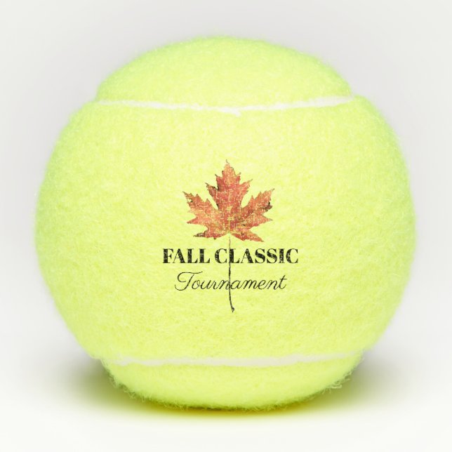 Balles De Tennis Tournoi thématique de automne (Devant)