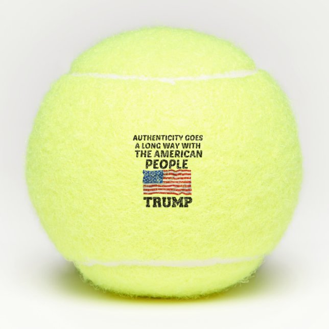 BALLES DE TENNIS TRUMP (Devant)